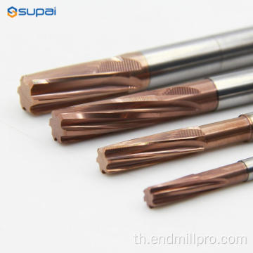 ใช้งานทั่วไปของ Solid Carbide Spiral Chucking Reamers